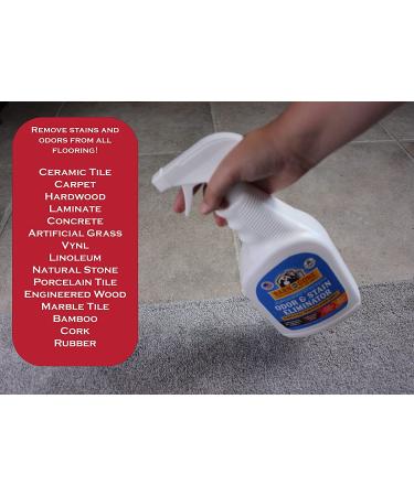 BARN BE GONE Superhero Stain & Odor Eliminator 32 oz | Enzyme Carpet Cleaner for Pets | Pet Stain Remover for Urine | Small Pet Supplies - Buy Online on GoSupps.com