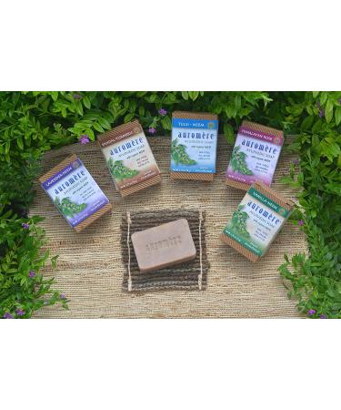 Auromere Ayurvedic Soap with Neem, Sandalwood & Turmeric - 2.75 oz (78 g) | Natural Skin Care - Buy Online on GoSupps.com