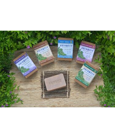 Ayurvedic Bar Soap Sandal-Turmeric by Auromere - All Natural Handmade and Eco-friendly Bar Soap for Sensitive Skin - 2.75 oz - Buy Online on GoSupps.com