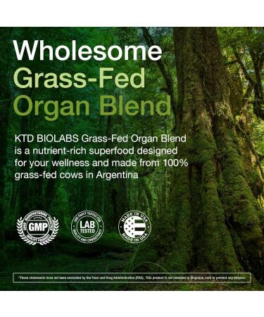 Grass Fed Beef Organ Supplement - Supports Whole Body Wellness 3000mg - with Desiccated Beef Liver Heart Kidney Pancreas Spleen - Organ Complex for Energy Immune & Digestive Health (150 Capsules) 150 Count (Pack of 1) - Buy Online on GoSupps.com