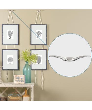 National Hardware N223-347 3200BC Rope Cleat in Nickel 6 Inch 6 Inch Updated Packaging - Buy Online on GoSupps.com