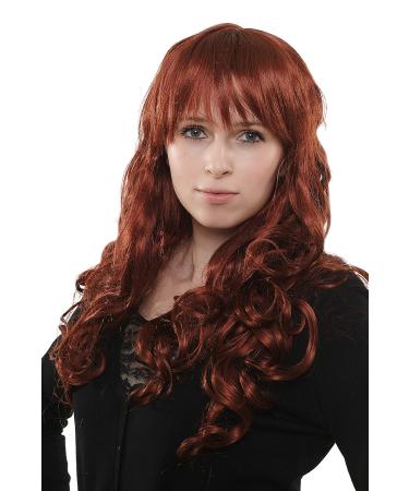 WIG ME UP - 3404-350 Red ladies wig long & voluminous wavy