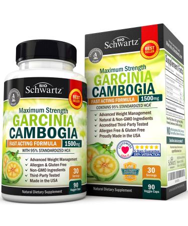 BioSchwartz Garcinia Cambogia 1500 mg 90 Veggie Caps