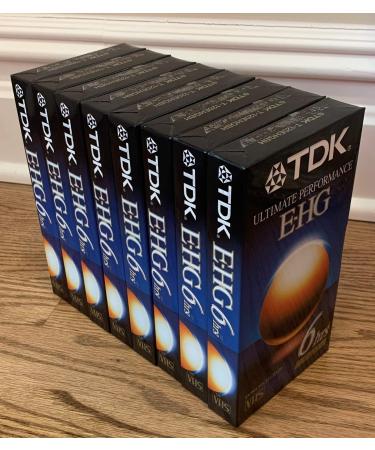 TDK Ultimate Performance E-HG Extra High Grade VHS T-120 Blank Video Tape