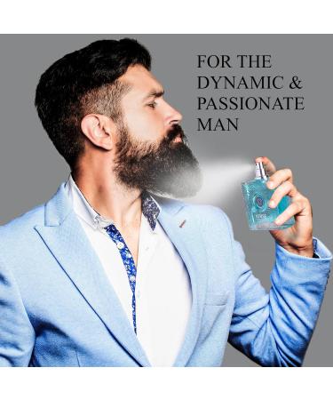 NovoGlow Verse Pour Homme Eau De Parfum Spray for Men Long Lasting Citrusy Floral & Masculine Fragrance Smell Fresh All Day Long Gift for Men for All Occasions Citrusy Floral Lemon Bergamot Neroli and Rose - Buy Online on GoSupps.com