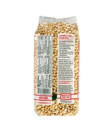 Camellia Brand Dried Lady Cream Peas - 2 Pack (1lb each) - Buy Online on GoSupps.com