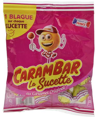  CARAMBAR Carambar Caramel Lollipops 84g - Buy Online on GoSupps.com