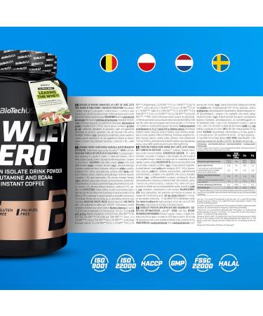  BioTechUSA BioTechUSA Iso Whey Zero | Premium Whey Protein Isolate | Grass-Fed | Enzyme-Free | Sugar- and Gluten-free 908g Coffee Latte - Buy Online on GoSupps.com