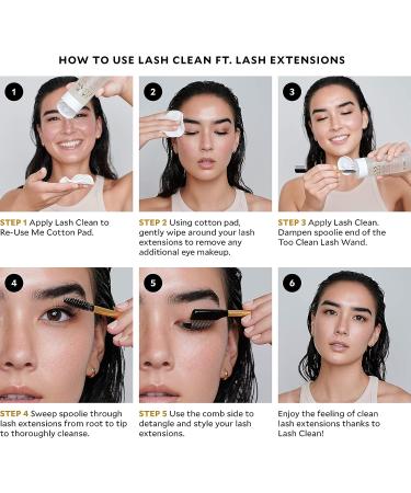 Velour Lash Clean - Oil-Free Liquid Makeup Remover for Eyes & False Lashes - Gentle & Vegan (50ml) - Buy Online on GoSupps.com