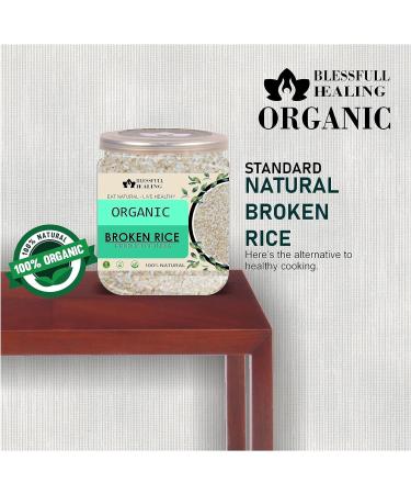 Blessfull Healing Organice Broken Rice 1 lb (453 Gram) - Buy Online on GoSupps.com