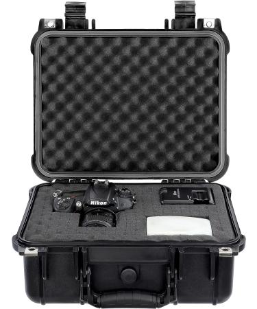 Eylar Protective Hard Camera Case | Water & Shock Proof w/Foam | TSA Approved | 13.37 x 11.62 x 6 | Black - Buy Online on GoSupps.com
