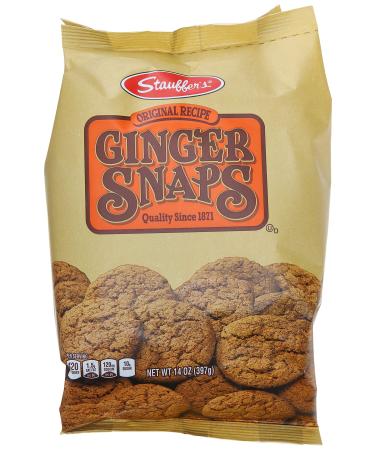 Stauffer Cookie Ginger Snap, Original, 14 oz - PACK OF 3