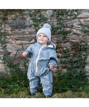 Hippychick Waterproof All In One Shell Rainsuit 3-4 Years Grey - Essential Outdoor Clothing for Kids - Buy Online on GoSupps.com