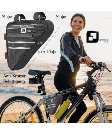 Buy Germany One Waterproof Reflective Bicycle Frame Bag | 1.6L Triangle Pocket for Bikes - International Shipping - Buy Online on GoSupps.com