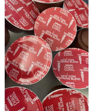 Buy 10 20 30 50 80 & 100 Compatible with Dolce Gusto Coffee Pods : New York Morning Blend - SOLD LOOSE