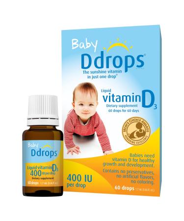 Baby Ddrops  400 IU 60 drops