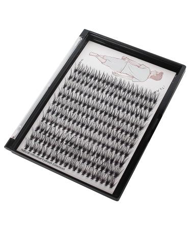 Dedila 8-20mm Handmade Natural Black Individual False Eyelashes - 200Pcs, 20Roots, Fluffy Cross Makeup Cluster, 0.07mm D Curl Eye Lashes Extensions - 14mm - Buy Online on GoSupps.com