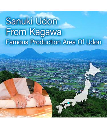 Sanuki Udon Noodle Gift Box - Authentic Japanese Udon - 1.76oz x 18 bundles - Buy Online on GoSupps.com