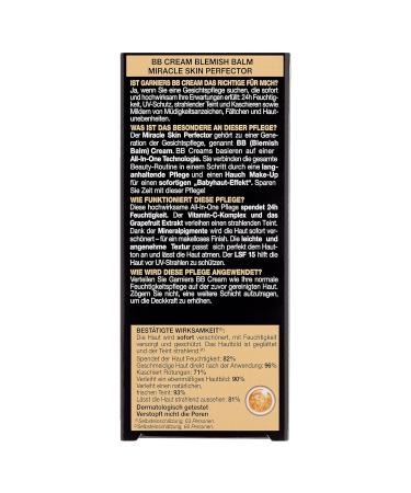 Garnier BB Cream - Tinted Day Cream for Radiant Complexion | Medium to Dark | SPF 15 | 50ml - Buy Online on GoSupps.com