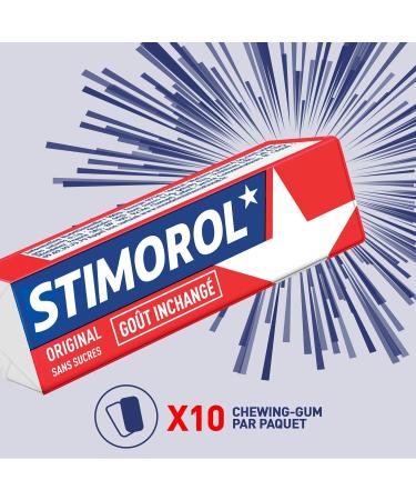 Stimorol Original Sugar-Free Chewing Gum with Sweeteners - Mint/Licorice - 2 Packs of 25 Packs of 10 Tablets (14g) - Buy Online on GoSupps.com