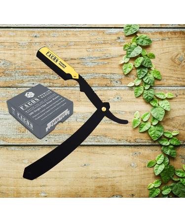 100 BLADES + Facn Professional Premium Straight Edge Barber Razor Salon Quality Shavette - Buy Online on GoSupps.com