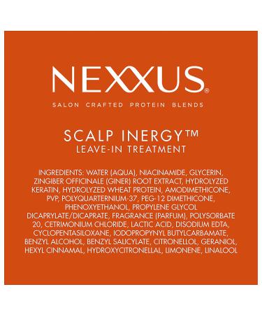 Nexxus Scalp Inergy Leave-in Treatment 3.3 fl oz - Revitalize & Nourish Your Scalp - Buy Online on GoSupps.com
