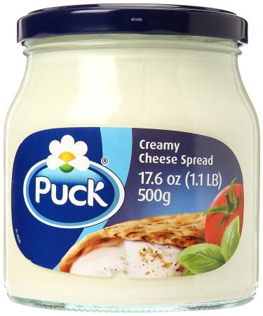 Puck Pure and Natural Cheese Cream Spread, 500 Gram (Packaging May Vary)