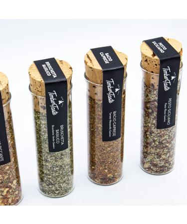 Timber Taste 5 Italian Herbs Spice Set - Perfect Gift for Cooking Lovers Pasta & Pizza Essential Ideal for Couples & Adults - Mamma Mia Italy - Buy Online on GoSupps.com