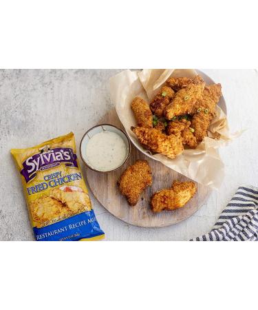 Sylvia's Crispy Fried Chicken Mix 10oz (Pack of 3) - Delicious and Convenient - Buy Online on GoSupps.com