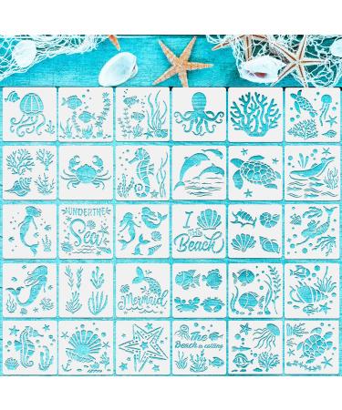 art stencils for adults beach stencils ocean stencils stencils stencil