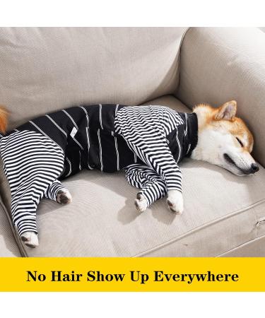 Buy Black Dog Operating Suit - Breathable Recovery Pajamas for Post-Op Healing Anti-Lick Size L (1 Pack) - Ideal for Pets - Buy Online on GoSupps.com