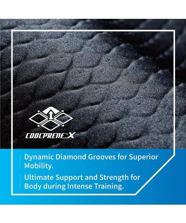 LP SUPPORT 708CA Extreme Knee Support Sleeve - Breathable CoolPrene Compression Brace for Athletes (Black Size L) - International Shipping Available - Buy Online on GoSupps.com