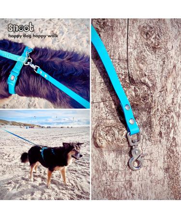 10m Dog Leash Towline - Strong Stable Water & Dirt Repellent with Carabiner - Cyan Blue for Large Dogs - Buy Online on GoSupps.com