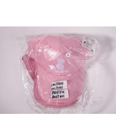 Buy Pawaboo Pet Baseball Cap | 2-Piece Parent-Child Dog Hats | Adjustable Sun Protection with Ear Holes | Large Pink Family Outdoor Caps - Buy Online on GoSupps.com