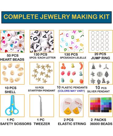 YITOHOP 8800+pcs 4mm 12/0 Glass Seed Beads Kit - 48 Colors for Jewelry Making - Teen Girls Crafts Gift - Ages 8-12 - Buy Online on GoSupps.com