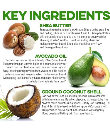 Gnarly Joe Refreshing Peppermint Beard and Face Exfoliant Wash and Scrub. Gift Pack for Men (Two 50g Jars). 50g (Pack of 2) - Buy Online on GoSupps.com