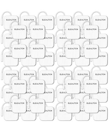 52PCS Compatible with AUVON TENS 7000 Electrode Pads for Tens Unit Replacement Pads 2 X 2 Brand:ELEALTCH