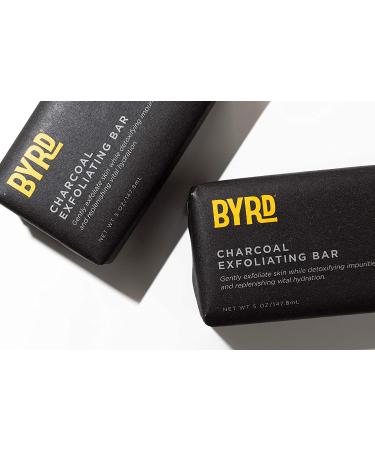 Byrd Charcoal Exfoliating Bar Soap - Smokey Sea Salt 5 oz | Hairdo Products - Buy Online on GoSupps.com