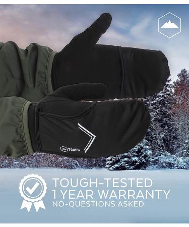 Touch Screen Running Mitten Gloves - Winter Glove Liners for Texting, Cycling & Driving - Thin, Lightweight & Warm Thermal Gloves for Men & Women - X-Small/Small - Buy Online on GoSupps.com