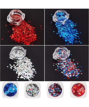 NICENEEDED 12 Boxes Holographic Star Nail Sequins Nail Art Glitter Flakes Sparkles Ultra-Thin Christmas Patterns Glitter Sticker Decals Nail Art Set With Nail Art Stickers For Nail Art Decoration - Buy Online on GoSupps.com