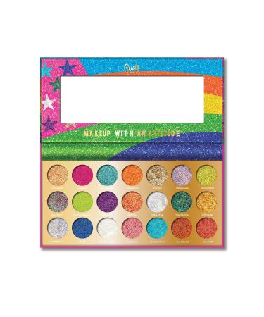 Rude - United Shades of Glitter - 21 Pressed Glitter Palette Orange