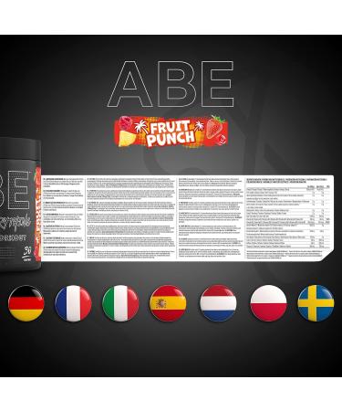 Applied Nutrition Bundle: ABE Pre Workout 375g + 700ml Protein Shaker - Fruit Punch - Buy Online on GoSupps.com