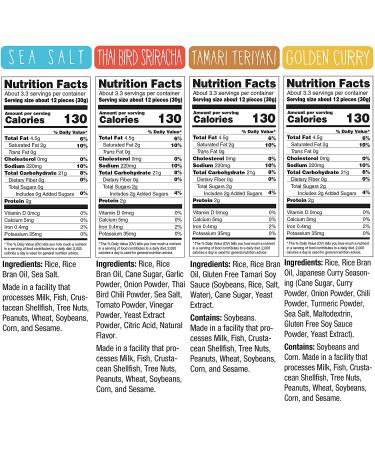 Sun Tropics Mochi Snack Bites Variety Pack - Gluten Free, Dairy Free, Crunchy Snack - 3.5 oz (6 Pack) - Buy Online on GoSupps.com