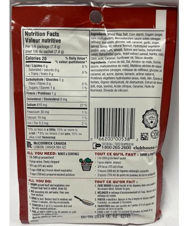 Club House Dry Sauce/Seasoning/Marinade Mix Shepherd's Pie 47g Case Pack 12 Count - Buy Online on GoSupps.com