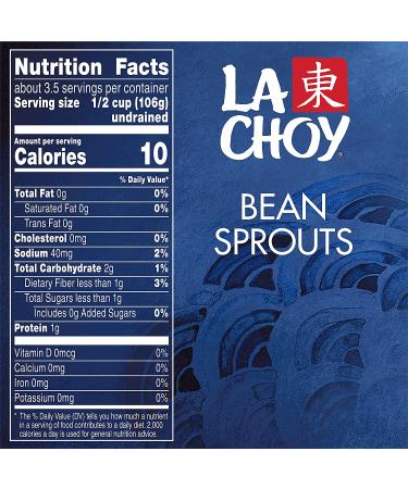 La Choy Bean Sprouts 14oz - Fresh and Crispy Asian Ingredient (1 Pack) - Buy Online on GoSupps.com