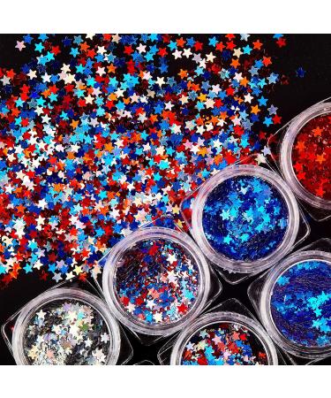 NICENEEDED 12 Boxes Holographic Star Nail Sequins Nail Art Glitter Flakes Sparkles Ultra-Thin Christmas Patterns Glitter Sticker Decals Nail Art Set With Nail Art Stickers For Nail Art Decoration - Buy Online on GoSupps.com