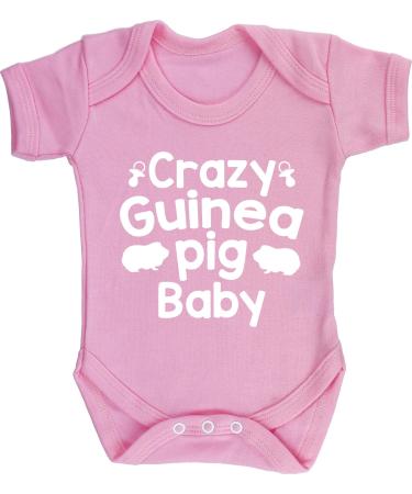 Hippowarehouse Crazy guinea pig baby baby vest bodysuit (short sleeve) boys girls