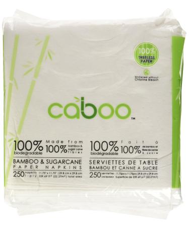 Caboo Bamboo Napkins 250 Paper Napkins