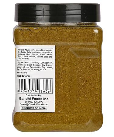 Taj Premium Indian Garam Masala Powder - 16 oz Jar | Authentic Blend of Spices for Traditional Indian Cooking - Buy Online on GoSupps.com