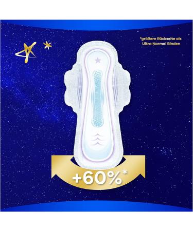 Always Ultra Secure Night Size 4 - Super Absorbent Women's Pads with Wings Odor Neutralizing Big Pack of 18 - Buy Online on GoSupps.com